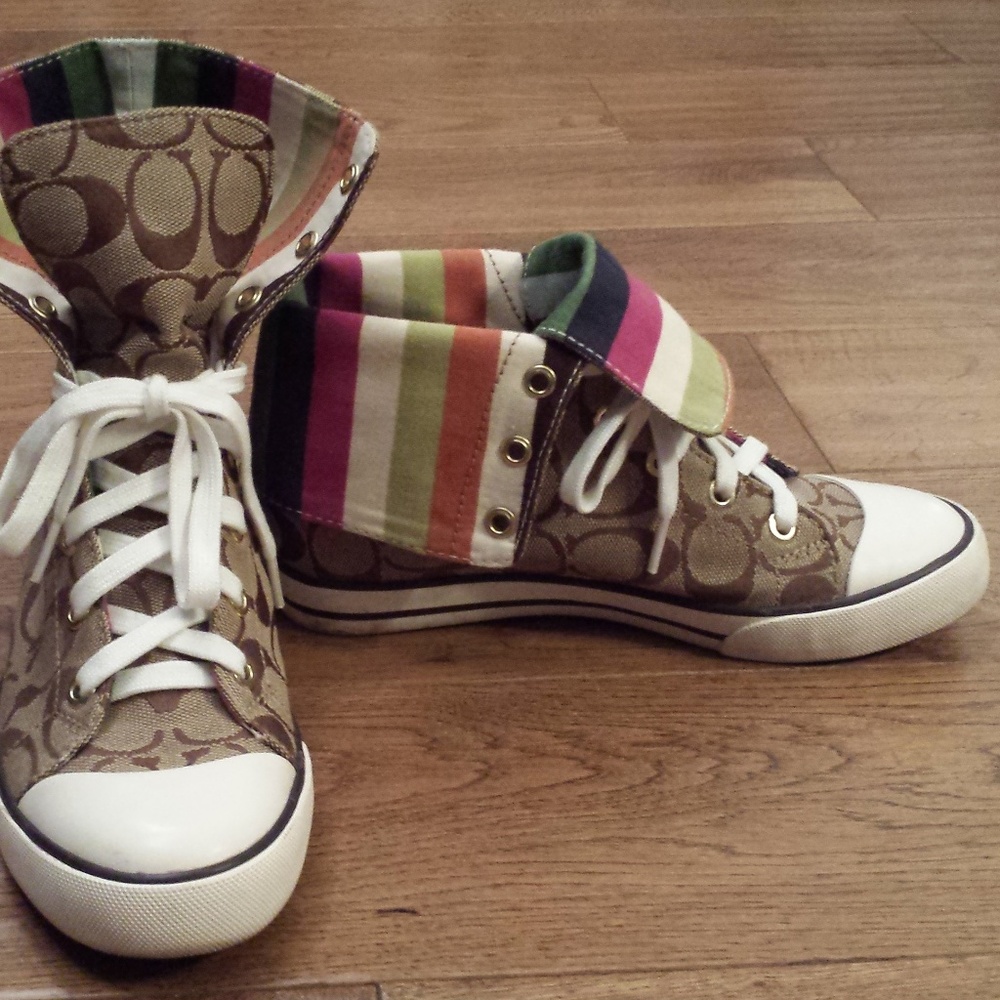 Coach Bonney High Top Sneakers Sz 5